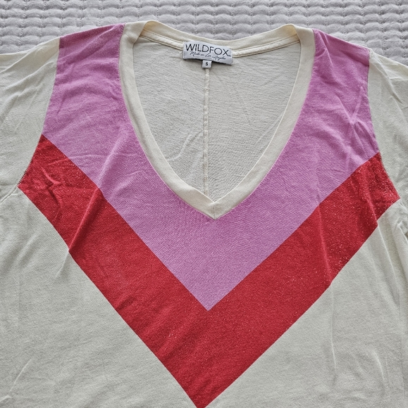 Wildfox Vintage Stripe T-Shirt - Picture 2 of 4